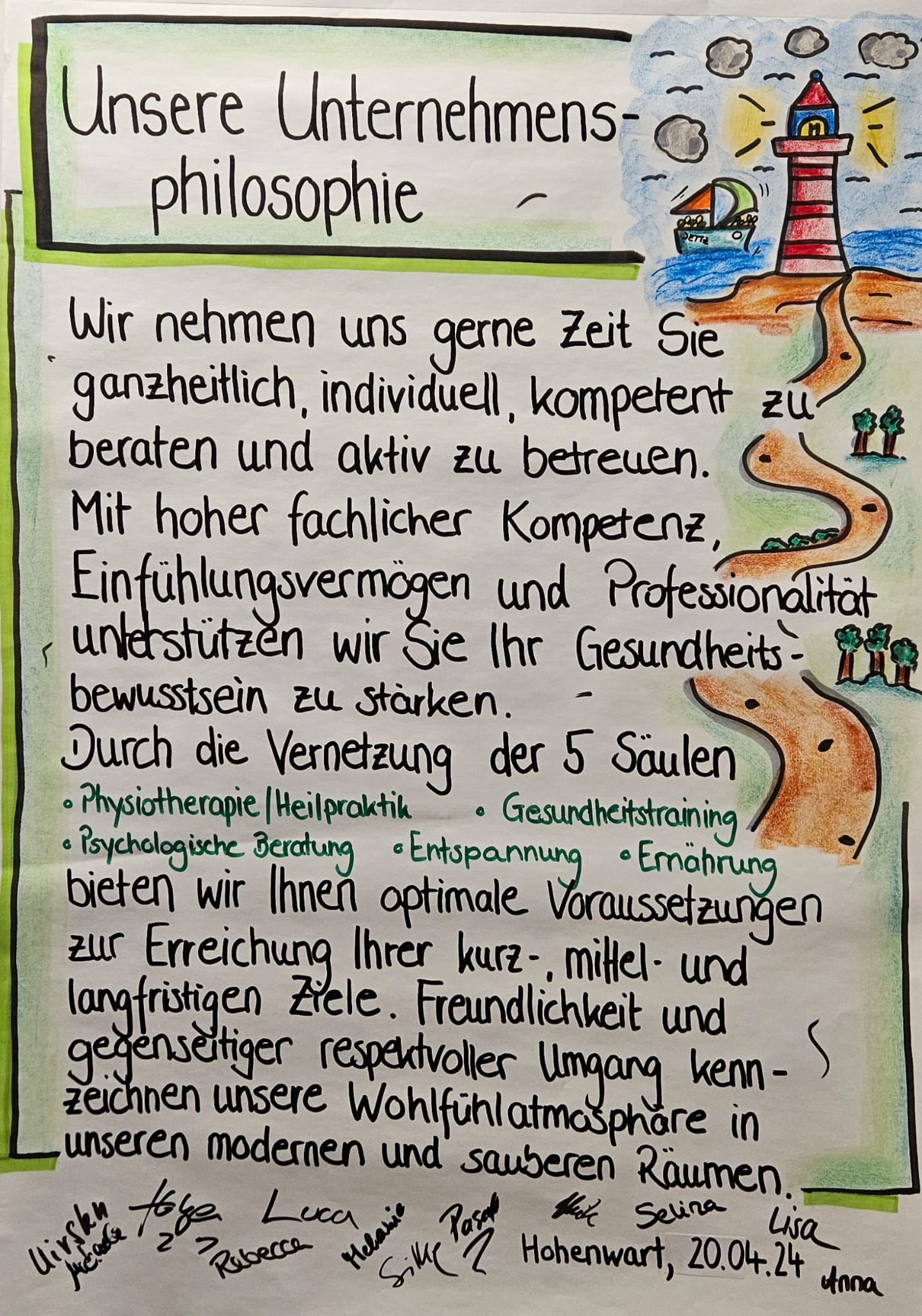 UJnternehmensphilosphie (1) Unternehmensphilosophie
